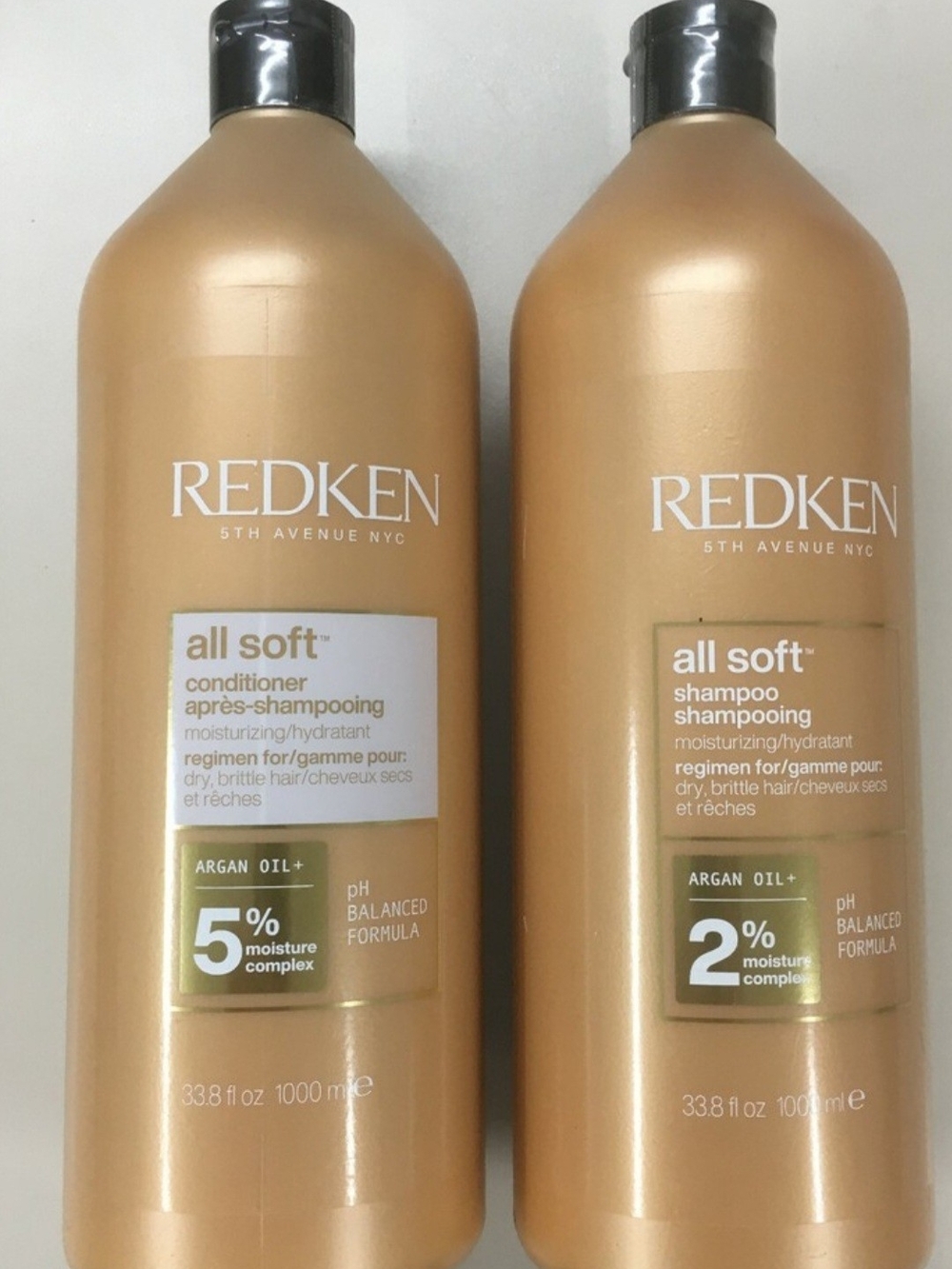 NWT Redken All Soft Moisturizing Shampoo And Conditioner